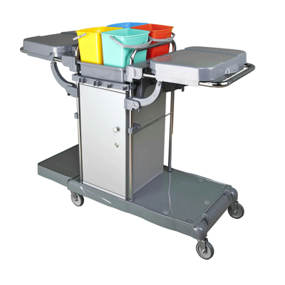 Euro Dinamik Dolaplı Kat Arabası Brandasız Krom