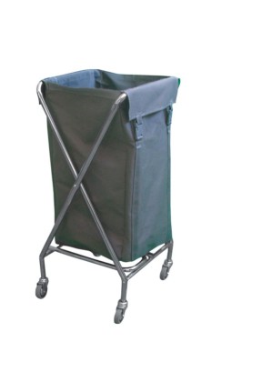 Euro Milenyum Çamaşır Toplama 100 Litre Brandalı Krom