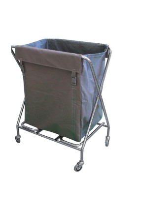 Euro  Milenyum  Çamaşır Toplama 200 Litre Brandalı Krom