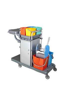 Euro Smart Dolaplı Kat Arabası Boyalı Brandasız