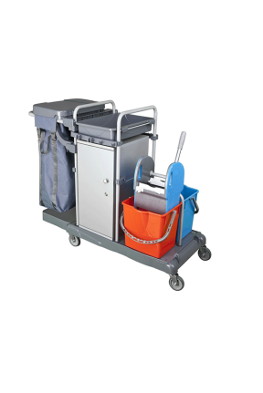 Euro Smart Dolaplı Kat Arabası Boyalı Kovasız