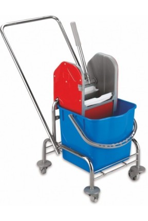 Euro Tek Kovalı Paspas Arabası Krom Taşıyıcılı Metal Presli