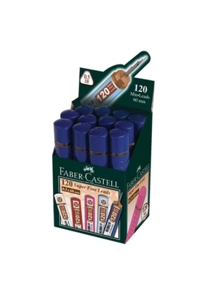 Faber Castell Super Fine Lead 2B 120'li 60mm 0.5 Uç 12 Li Paket