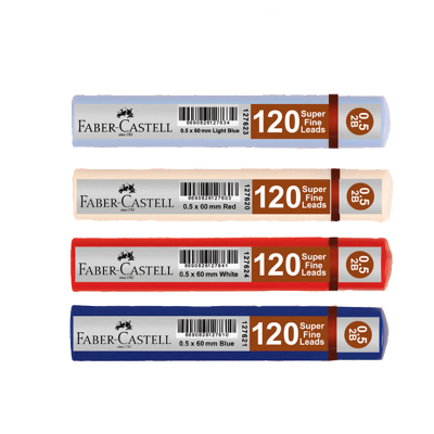 Faber Castell Super Fine Lead 2B 120li 60mm 0.5 Uç 12 Li Paket