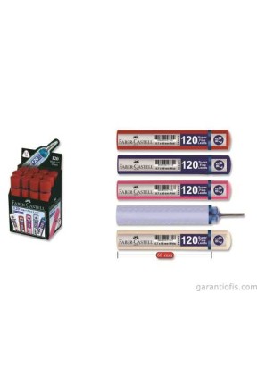 Faber Castell Super Fine Lead 2B 120'li 60mm 0.7 Uç 12 Li Paket