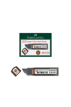 Faber-Castell Super Fine Lead 2B 60mm 0.5 Uç 12 Li Paket