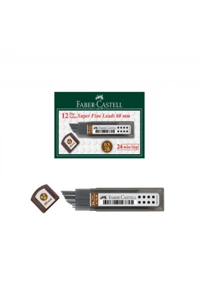 Faber-Castell Super Fine Lead 2B 60mm 0.5 Uç 12 Li Paket