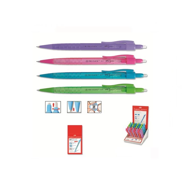 Faber Castell Tri Click Verstail 0.7 mm Kalem 10'lu