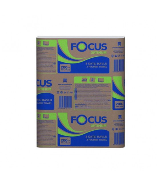 Focus Z Katlama Kağıt Havlu 200 Yaprak 12 Paket