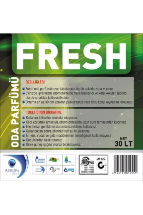 FRESH Kötü Kokuları Gideren Hava Şartlandırıcı 30 Litre