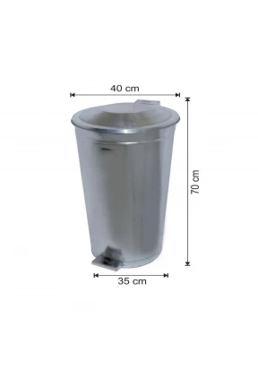 Galvaniz Çöp Kovası 70 Litre