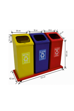 Geri Dönüşüm Seti 3 Lü Boyalı Geri Dönüşüm Seti 3 Lü Boyalı