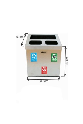 Geri Dönüşüm Seti 3 Lü Paslanmaz Otel Oda Tipi Geri Dönüşüm Seti 3 Lü Paslanmaz Otel Oda Tipi