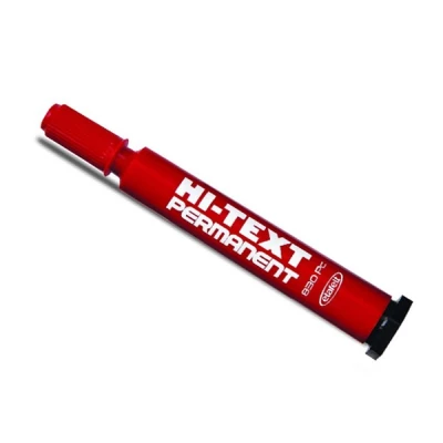 Hi-Text 830 PC Kesik Uçlu Koli Kalemi Kırmızı Hi-Text 830 PC Kesik Uçlu Koli Kalemi Kırmızı