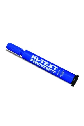 Hi-Text 830 PC Kesik Uçlu Koli Kalemi Mavi 12'Li