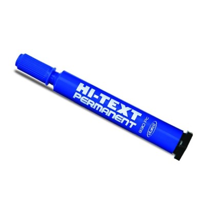 Hi-Text 830 PC Kesik Uçlu Koli Kalemi Mavi 12Li