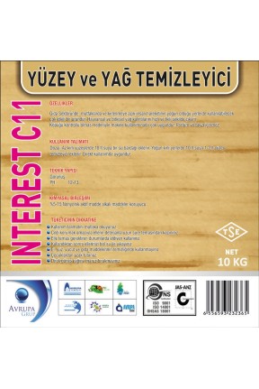 INTEREST C11 Yağ Çözücü Madde 10 Kg