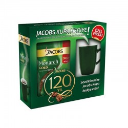 Jacobs Monarch Gold 200 gr Kahve Kupa Bardak Hediyeli