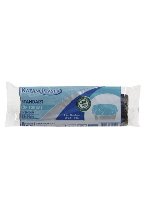 Kazanç Çöp Torbası 55*60 Siyah 13 Mikron 