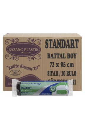 Kazanç Çöp Torbası 72*95  Siyah 32 Mikron