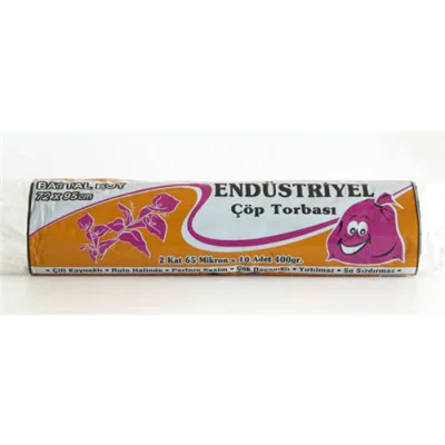 Kazanç End.Çöp Torbası 72*95 Siyah 65 Mikron