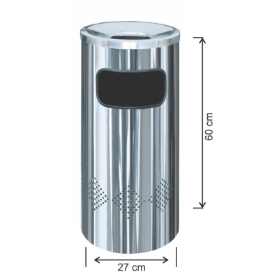 Kolon Küllük Gövde Delikli Paslanmaz 34 Litre Kolon Küllük Gövde Delikli Paslanmaz 34 Litre