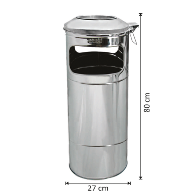 Kolon Küllük Metal İç Kovalı Paslanmaz 27 Litre Kolon Küllük Metal İç Kovalı Paslanmaz 27 Litre