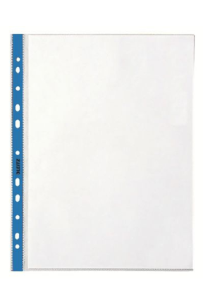 Leitz 4700 A4 Delikli Kristal Şeffaf Poşet Dosya 100'lü Paket 
