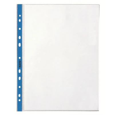Leitz 4700 A4 Delikli Kristal Şeffaf Poşet Dosya 100'lü Paket 