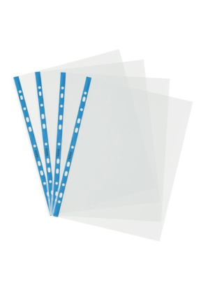 Leitz 4700 A4 Delikli Kristal Şeffaf Poşet Dosya 100'lü Paket 