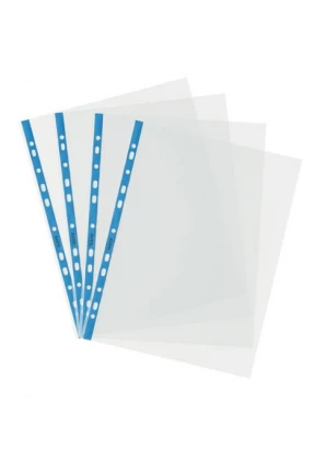 Leitz 4700 A4 Delikli Kristal Şeffaf Poşet Dosya 100'lü Paket Leitz 4700 A4 Delikli Kristal Şeffaf Poşet Dosya 100'lü Paket