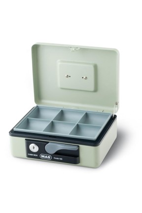 Mas 185 Orta Boy Metal Para Kasası Gri