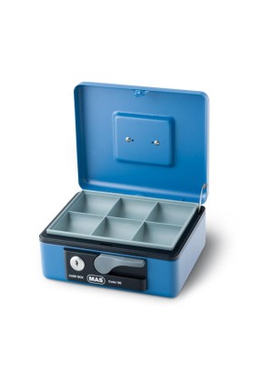 Mas 185 Orta Boy Metal Para Kasası Mavi