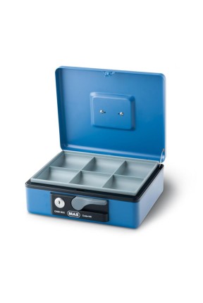 Mas 190 Büyük Boy Metal Para Kasası Mavi