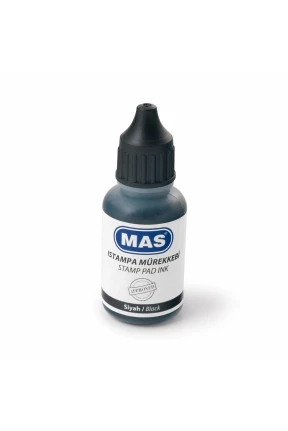 Mas 462 Istampa Mürekkebi 20 ml Siyah Mas 462 Istampa Mürekkebi 20 ml Siyah