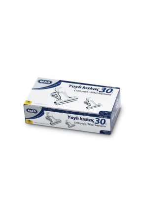 Mas 940 Beyaz Metal Kıskaç 30 mm 24 Lü Paket