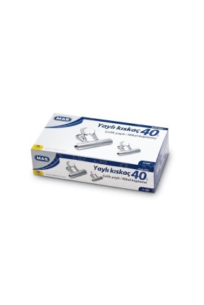 Mas 950 Beyaz Metal Kıskaç 40 mm 24 lü Paket