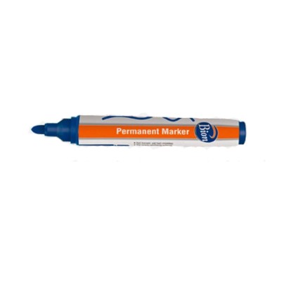 Mas Permanent Marker Kesik Uç Bion Mavi