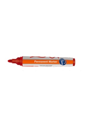 Mas Permanent Marker Yuvarlak Uç Bion Kırmızı