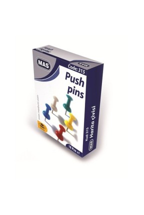 Mas Renkli Harita  Çivisi (Silindirik)