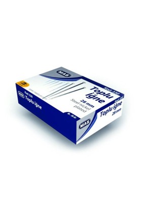 Mas Toplu İğne 20 gr.(Nikelli) 28mm.