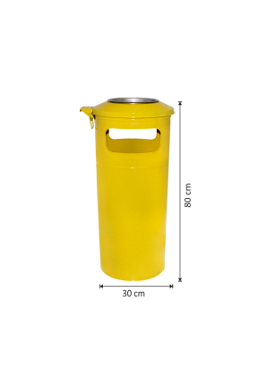 Metal İç Kovalı Küllük 42 Litre