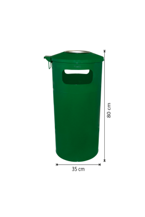 Metal İç Kovalı Küllük 57 Litre