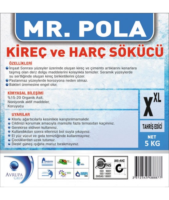 MR.POLA Kireç ve Harç Sökücü 5 Kg
