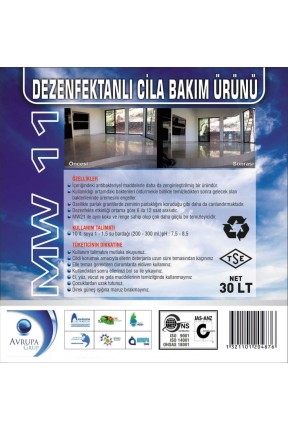 MW 11 Dezenfektanlı Cila Bakım Ürünü 30 Litre
