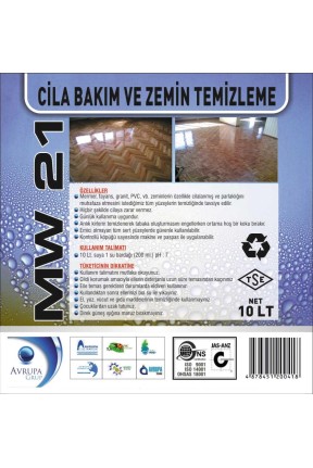 MW 21  Cila Bakım ve Zemin Temizlik Ürünü 10 Litre