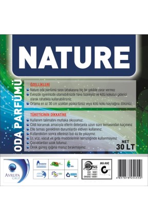 NATURE Kötü Kokuları Gideren Hava Şartlandırıcı 30 Litre