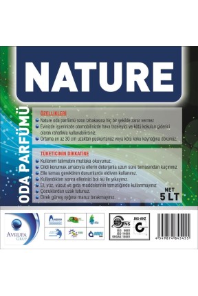 NATURE Kötü Kokuları Gideren Hava Şartlandırıcı 5 Litre
