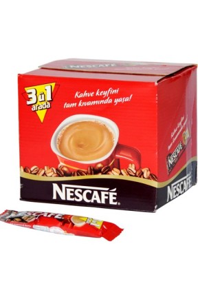 Nescafe 3'ü 1 Arada 17.5 gr 216'lı Paket Nescafe 3'ü 1 Arada 17.5 gr 216'lı Paket