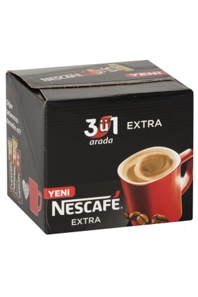 Nescafe 3'ü 1 Arada Extra 48 x 16.5 Gram Nescafe 3'ü 1 Arada Extra 48 x 16.5 Gram